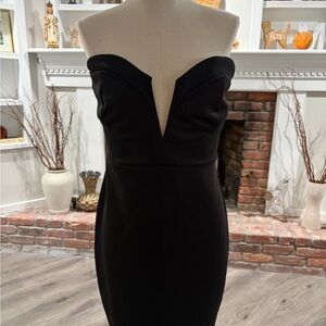 Forever 21 Black Strapless Dress